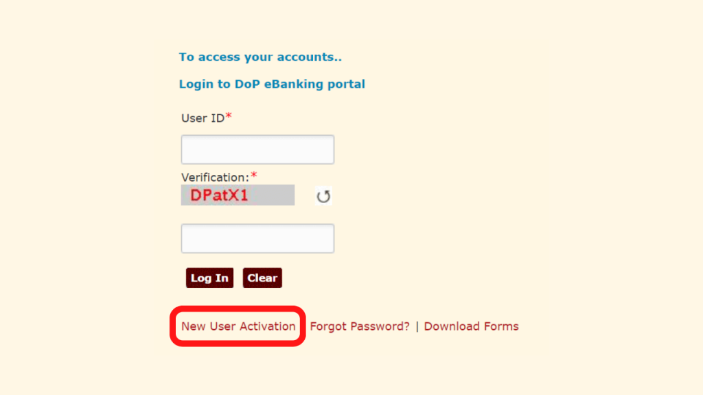 How to activate Indian Post internet banking for new users